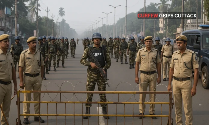 Cuttack Violence Escalates Eight Arrested as 36-Hour Curfew Grips Odishas Historic City