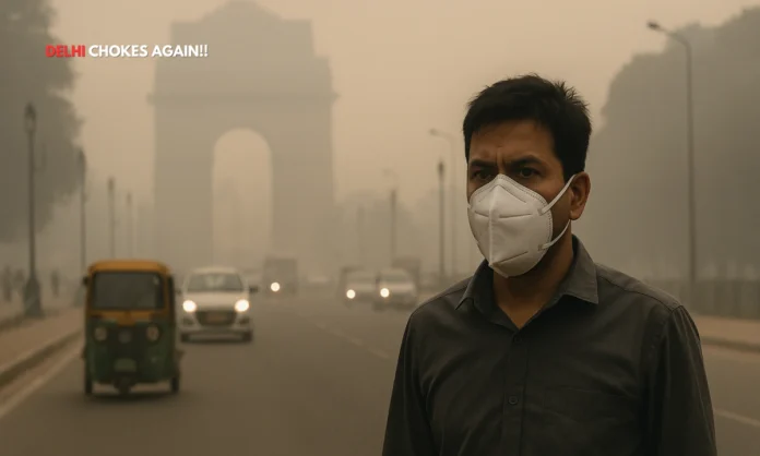 Delhi AQI Crisis Air Quality Index Above 350 Triggers Emergency as Delhi AQI Crisis Deteriorates Before Diwali Weekend Delhi AQI Crisis Air Quality Index Above 350 Triggers Emergency as Delhi AQI Crisis Deteriorates Before Diwali Weekend