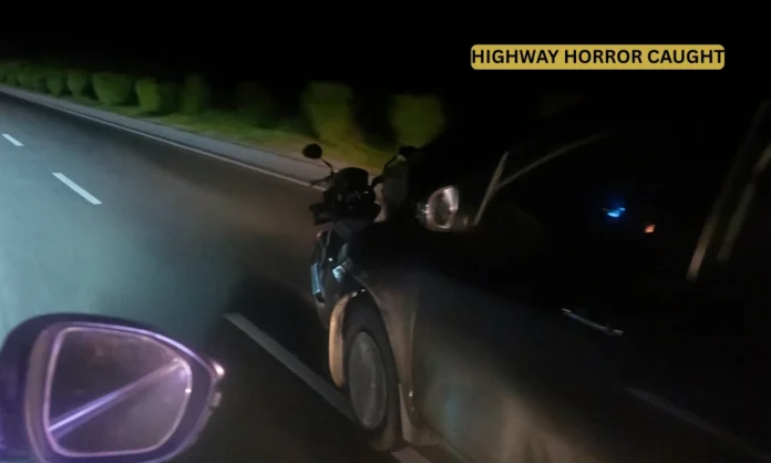 Gujarat Teacher Drunk Driving Hit-And-Run Shocking Video Shows Car Dragging Biker For 1.5 km On Highway Gujarat Teacher Drunk Driving Hit-And-Run Shocking Video Shows Car Dragging Biker For 1.5 km On Highway