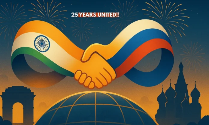 India Russia Strategic Partnership Celebrates Historic 25th Anniversary Enhanced Bilateral Cooperation and Strategic Alliance Strengthens India Russia Relations