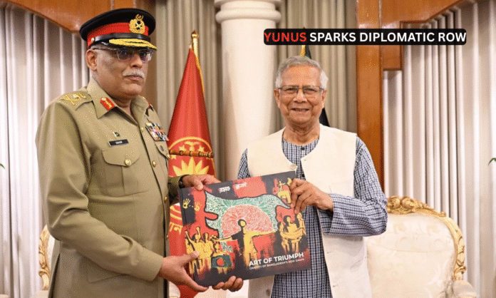 Muhammad Yunus Gift to Pakistani General Sparks Diplomatic Row Over Controversial Bangladesh Map Muhammad Yunus Gift to Pakistani General Sparks Diplomatic Row Over Controversial Bangladesh Map