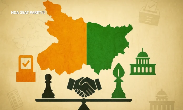 NDA Seat Sharing Bihar 2025 Equal Distribution Signals Power Shift in State Politics