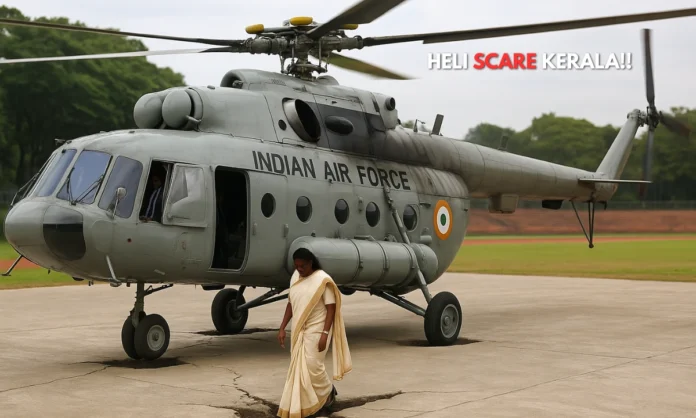 President Murmu Helicopter Sinks Kerala Helipad Collapses During Historic Sabarimala Temple Visit as President Murmu Helicopter Sinks Kerala Landing Pad President Murmu Helicopter Sinks Kerala Helipad Collapses During Historic Sabarimala Temple Visit as President Murmu Helicopter Sinks Kerala Landing Pad