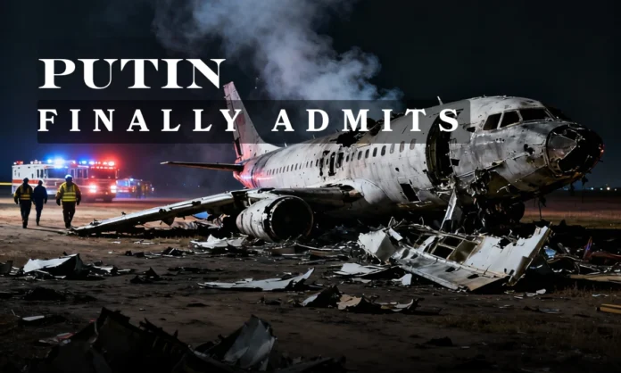 Putin Admits Russian Role in Azerbaijan Airlines Crash That Killed 38 Passengers