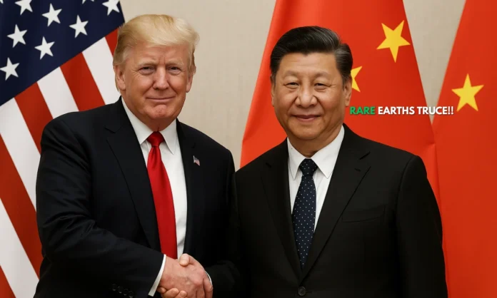 US China Rare Earths Deal Trump Secures Historic US China Rare Earths Deal with Xi Jinping Breaking Trade War Deadlock