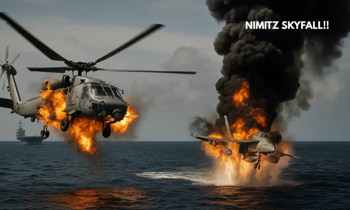 USS Nimitz Aircraft Crashes South China Sea Dual Aviation Disasters Strike Navy Carrier in 30-Minute Span USS Nimitz Aircraft Crashes South China Sea Dual Aviation Disasters Strike Navy Carrier in 30-Minute Span