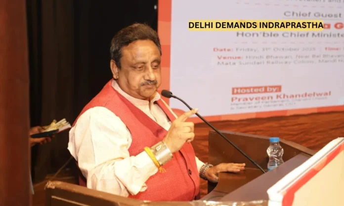 BJP MP Demands Delhi Rename to Indraprastha Historic Push to Reclaim Capitals Ancient Identity