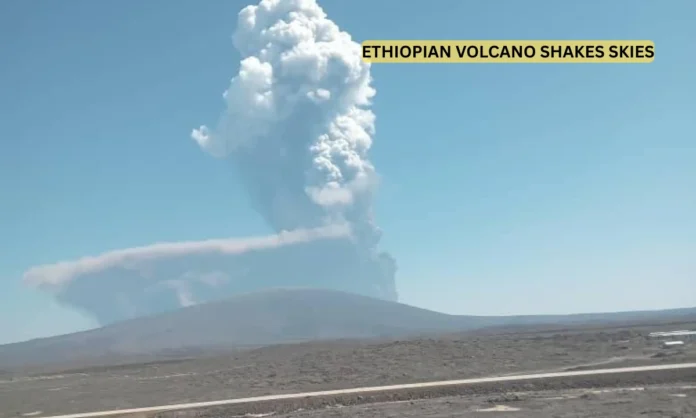 Ethiopian volcano eruption disrupts air traffic and health in Afar region