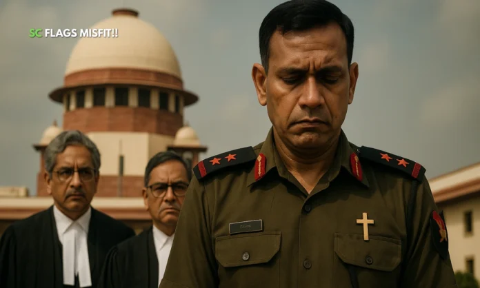 Supreme Court Christian Army Officer Supreme Court Christian Army Officer Dismissed for Refusing Gurdwara Entry, Court Calls Him Misfit for Military Service Supreme Court Christian Army Officer Supreme Court Christian Army Officer Dismissed for Refusing Gurdwara Entry, Court Calls Him Misfit for Military Service