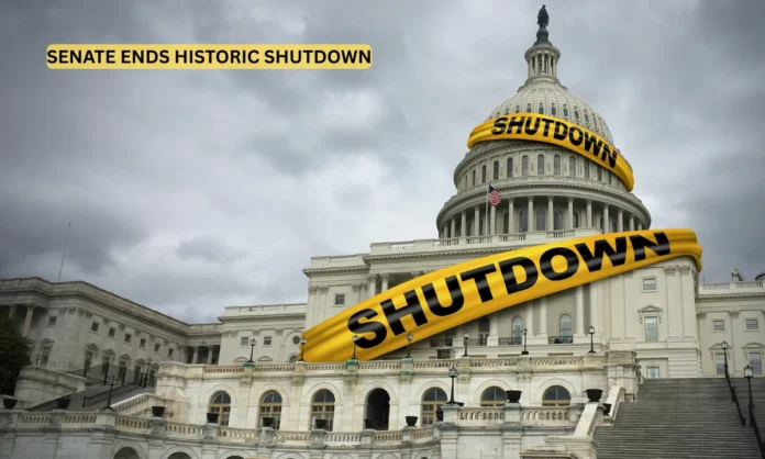 US Senate Passes Funding Bill as Historic Government Shutdown Nears End