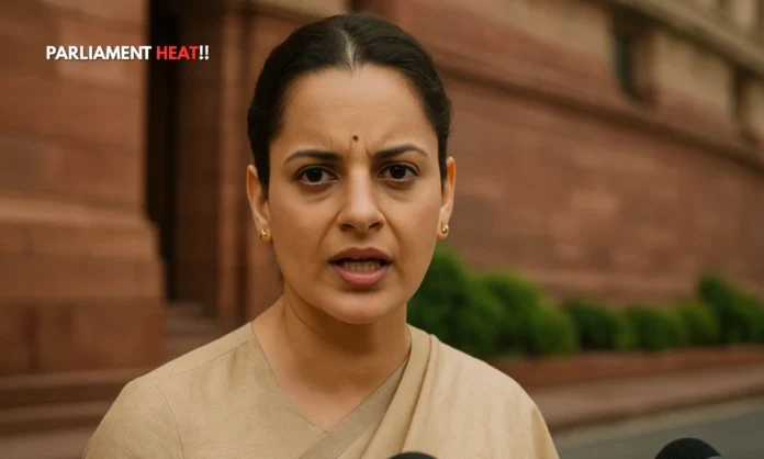 Kangana Ranaut Parliament Disruption Winter Session Opposition Frustrated, Desperate After Kangana Ranaut Parliament Chaos Kangana Ranaut Parliament Disruption Winter Session Opposition Frustrated, Desperate After Kangana Ranaut Parliament Chaos